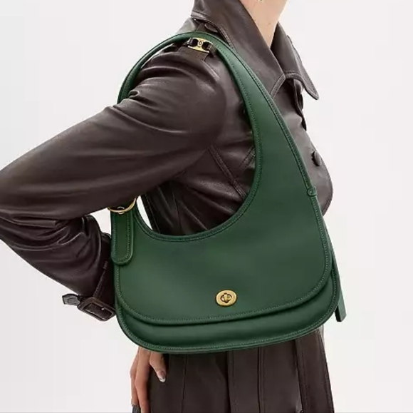 Coach Cashin Carry Crescent, Limited Re-Edition 1973, Hunter Green - Picture 2 of 15